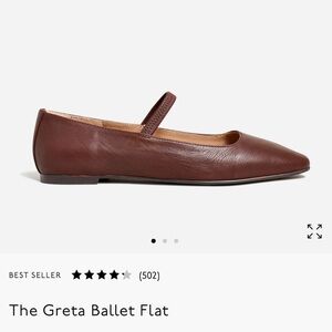 Madewell Greta Leather Ballet Flats